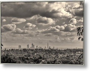 London Town seen from Alexandra Palace - Metal Print