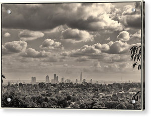 London Town seen from Alexandra Palace - Acrylic Print