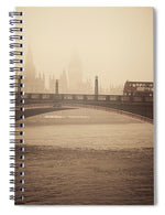 Load image into Gallery viewer, London Traffic fighting the Smog - Spiral Notebook
