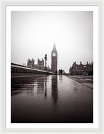 Load image into Gallery viewer, Misty Big Ben - Framed Print
