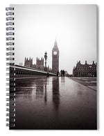 Load image into Gallery viewer, Misty Big Ben - Spiral Notebook
