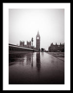 Load image into Gallery viewer, Misty Big Ben - Framed Print
