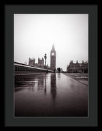 Load image into Gallery viewer, Misty Big Ben - Framed Print
