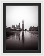 Load image into Gallery viewer, Misty Big Ben - Framed Print
