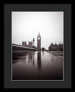 Load image into Gallery viewer, Misty Big Ben - Framed Print
