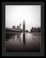 Load image into Gallery viewer, Misty Big Ben - Framed Print
