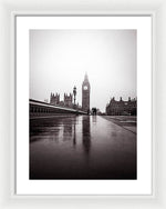 Load image into Gallery viewer, Misty Big Ben - Framed Print
