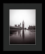 Load image into Gallery viewer, Misty Big Ben - Framed Print
