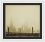 Load image into Gallery viewer, Misty London skyline - Framed Print
