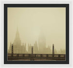 Load image into Gallery viewer, Misty London skyline - Framed Print
