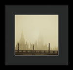 Load image into Gallery viewer, Misty London skyline - Framed Print
