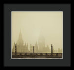 Load image into Gallery viewer, Misty London skyline - Framed Print
