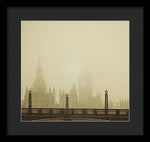 Load image into Gallery viewer, Misty London skyline - Framed Print
