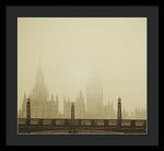 Load image into Gallery viewer, Misty London skyline - Framed Print
