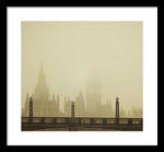 Load image into Gallery viewer, Misty London skyline - Framed Print
