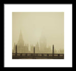 Load image into Gallery viewer, Misty London skyline - Framed Print
