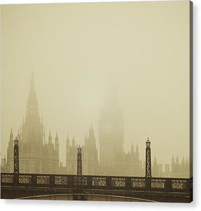 Misty London skyline - Acrylic Print