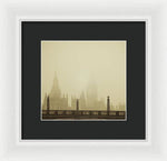 Load image into Gallery viewer, Misty London skyline - Framed Print
