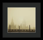 Load image into Gallery viewer, Misty London skyline - Framed Print
