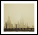 Load image into Gallery viewer, Misty London skyline - Framed Print
