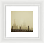 Load image into Gallery viewer, Misty London skyline - Framed Print
