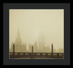 Load image into Gallery viewer, Misty London skyline - Framed Print
