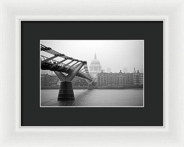 Modern and Traditional London - Framed Print