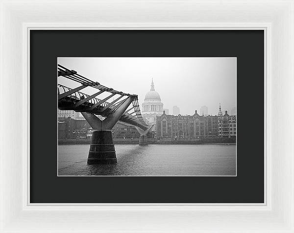 Modern and Traditional London - Framed Print