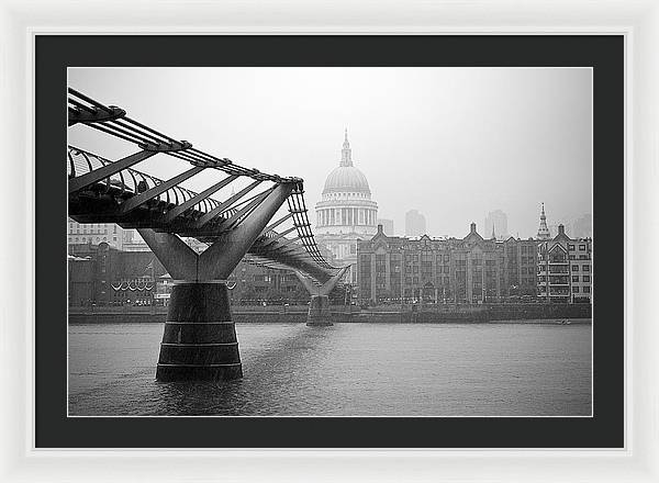 Modern and Traditional London - Framed Print