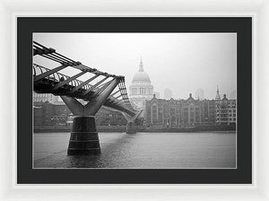 Modern and Traditional London - Framed Print