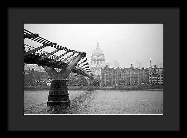 Modern and Traditional London - Framed Print