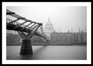 Modern and Traditional London - Framed Print