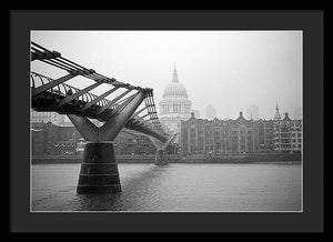 Modern and Traditional London - Framed Print