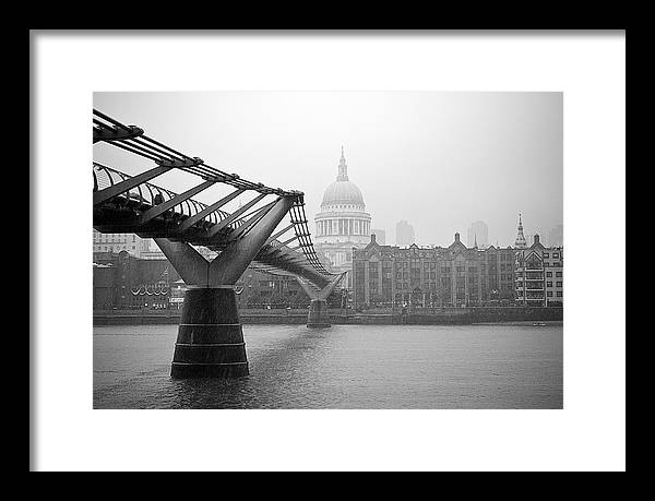 Modern and Traditional London - Framed Print