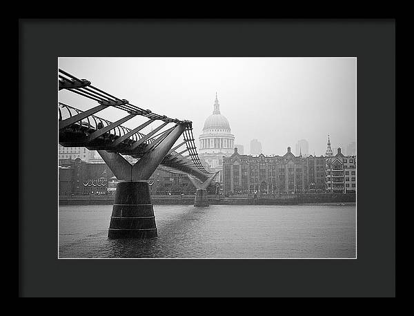 Modern and Traditional London - Framed Print