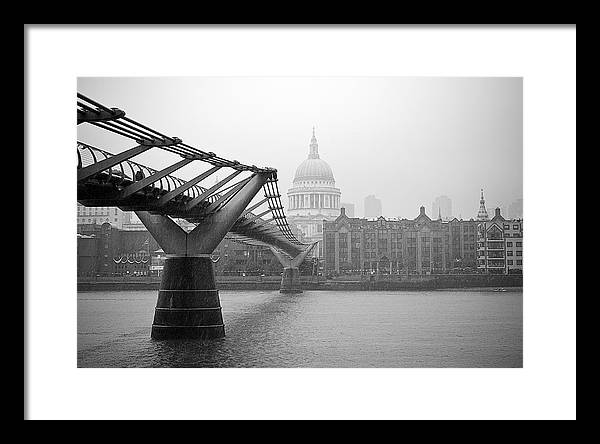 Modern and Traditional London - Framed Print