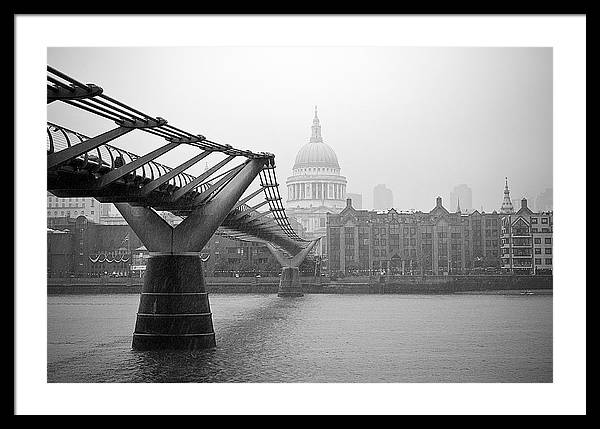 Modern and Traditional London - Framed Print