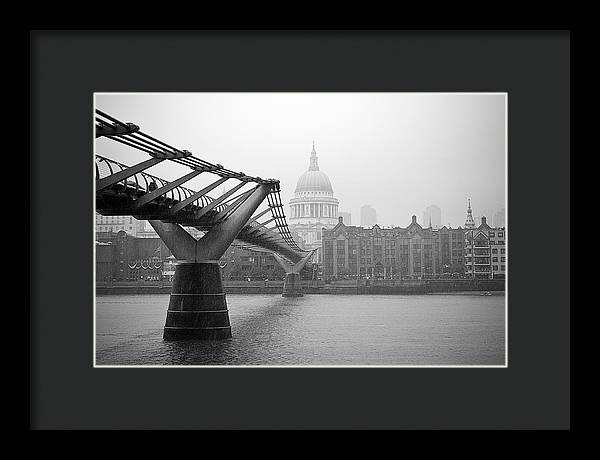 Modern and Traditional London - Framed Print