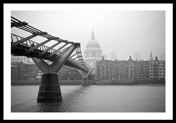 Modern and Traditional London - Framed Print