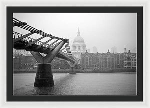 Modern and Traditional London - Framed Print