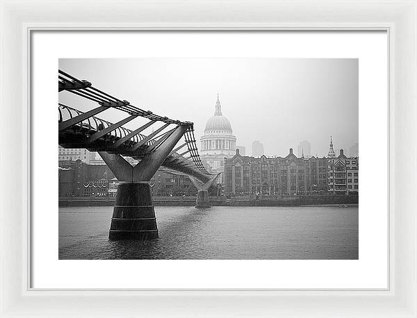 Modern and Traditional London - Framed Print