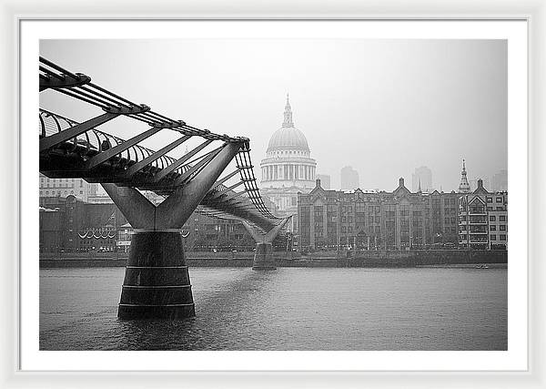 Modern and Traditional London - Framed Print