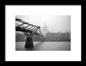 Modern and Traditional London - Framed Print