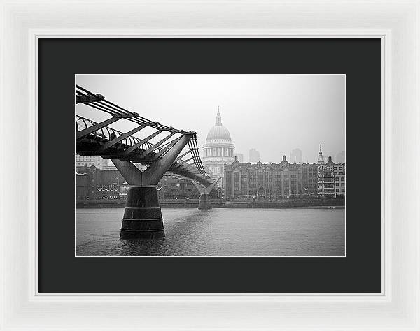 Modern and Traditional London - Framed Print