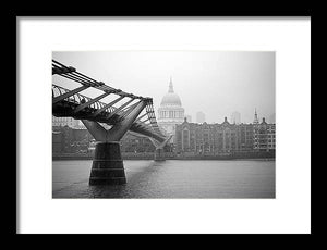 Modern and Traditional London - Framed Print