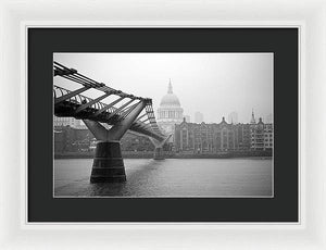 Modern and Traditional London - Framed Print