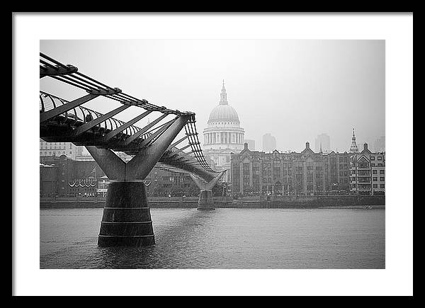 Modern and Traditional London - Framed Print