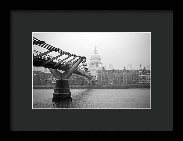 Modern and Traditional London - Framed Print