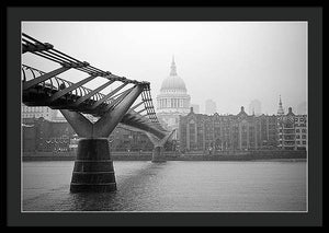 Modern and Traditional London - Framed Print