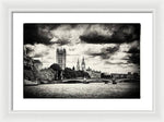 Load image into Gallery viewer, Moody Big Ben London  - Framed Print
